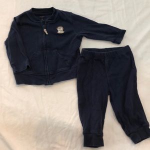 Baby cotton jogging suit